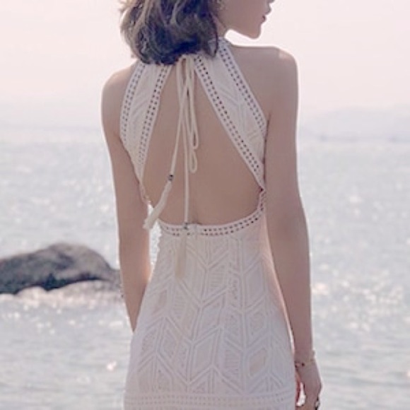 RARE Bohemian maxi dress white xs - Picture 2 of 13